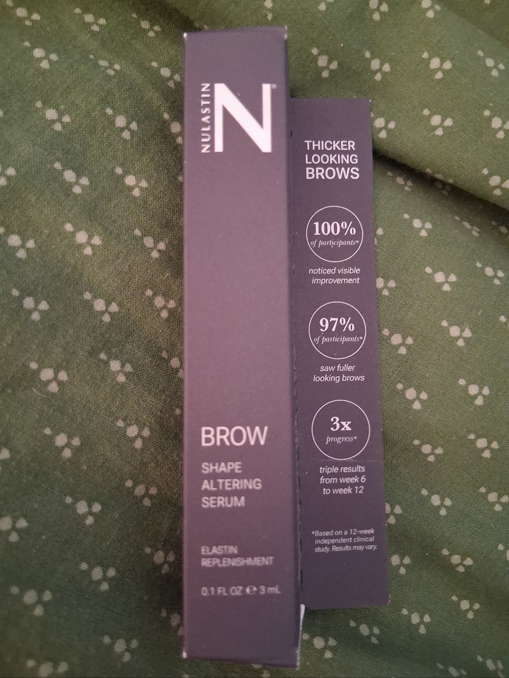 NULASTIN Brow Shape Altering SERUM NIB Grows Thicker Brows